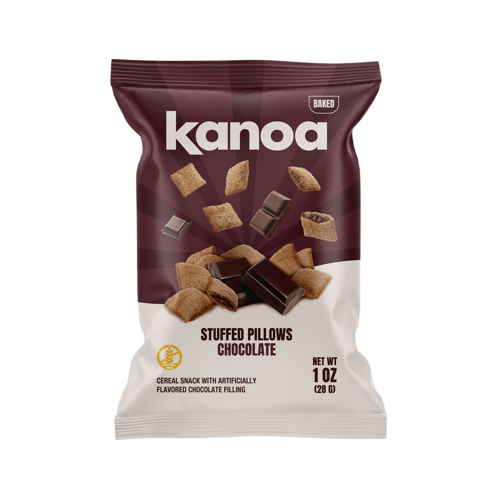 Kanoa® Stuffed Pillows - Chocolate 1oz (28g) x 36