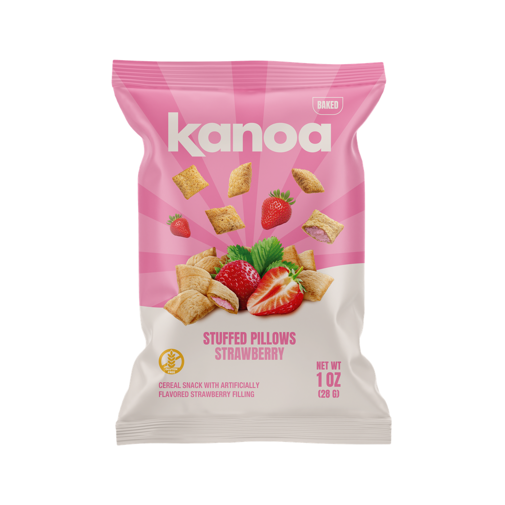 [643556762949] Kanoa® Stuffed Pillows - Strawberry 1oz (28g)