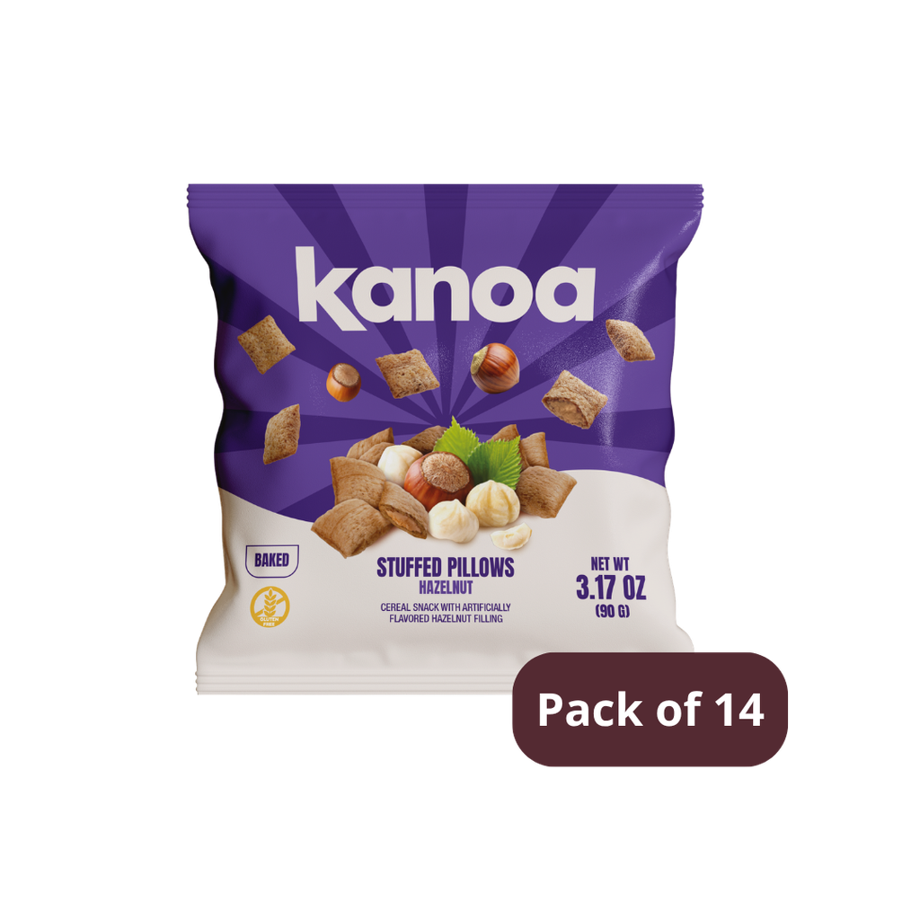 Kanoa® Stuffed Pillows - Hazelnut 3.17oz (90g) x 14 (Case)