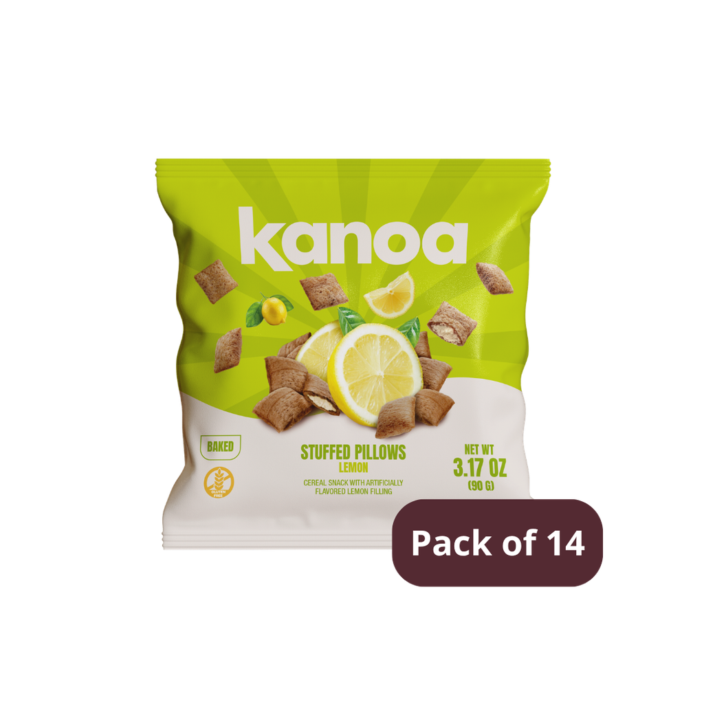 Kanoa® Stuffed Pillows - Lemon 3.17oz (90g) x 14 (Case)