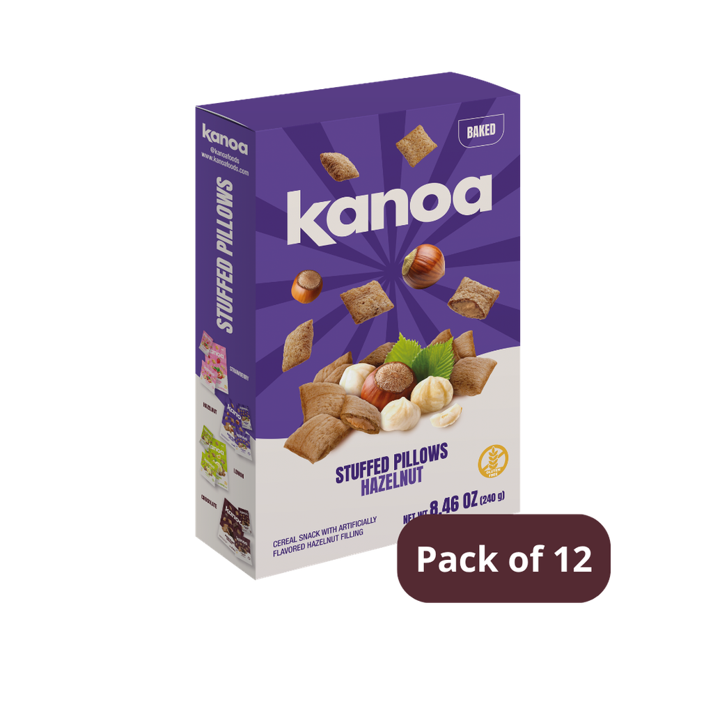 Kanoa® Stuffed Pillows - Hazelnut 8.47oz (240g) x 12