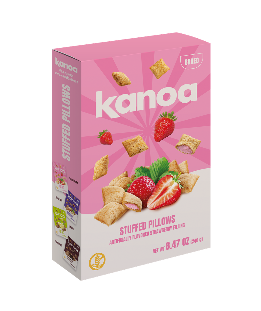 Kanoa® Stuffed Pillows - Strawberry 8.47oz (240g)